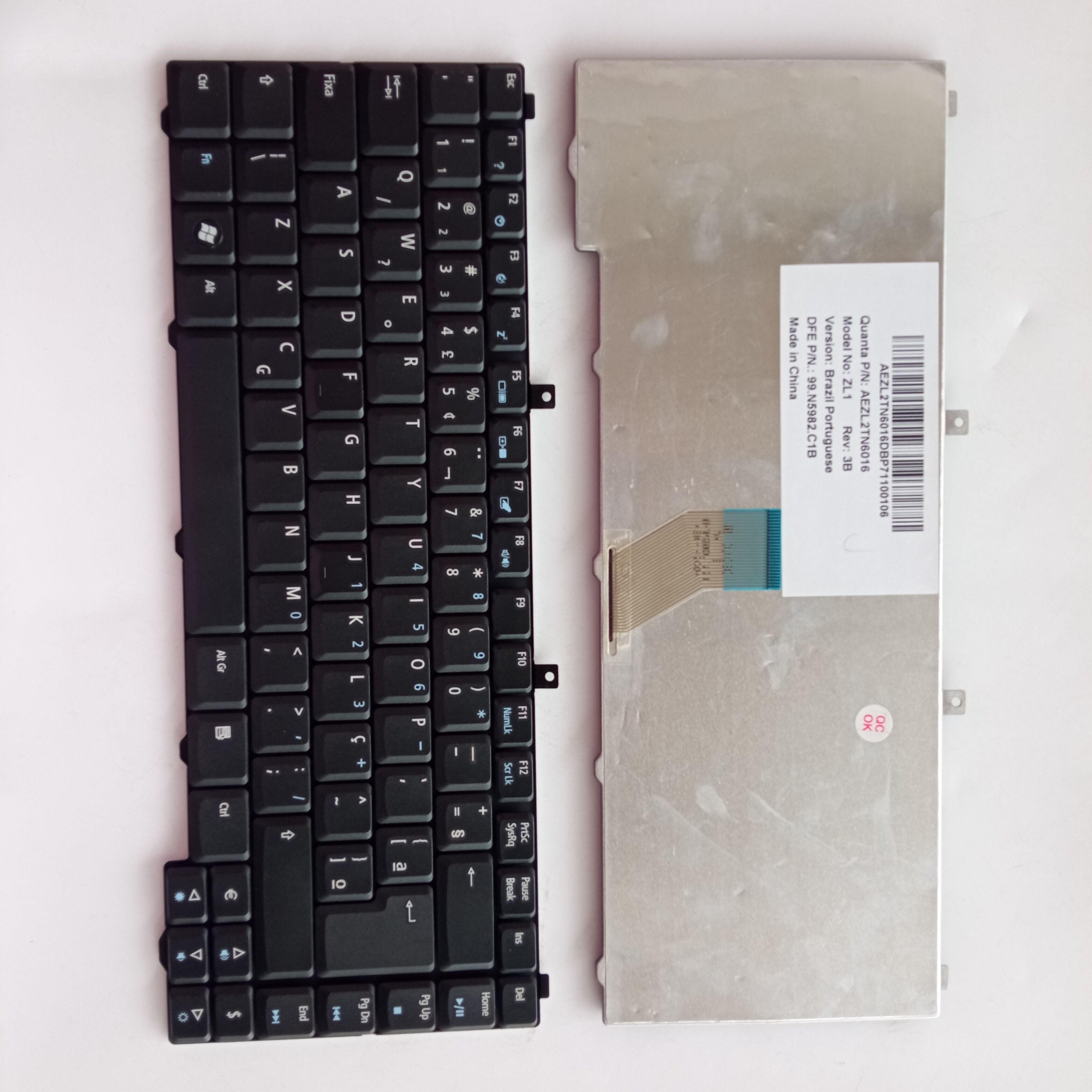 Picture of New Replacement Laptop Keyboard For ACER TM2300 BLACK BR Layout